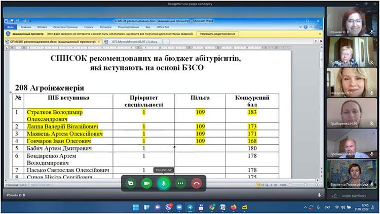 academrada 21 07 2022